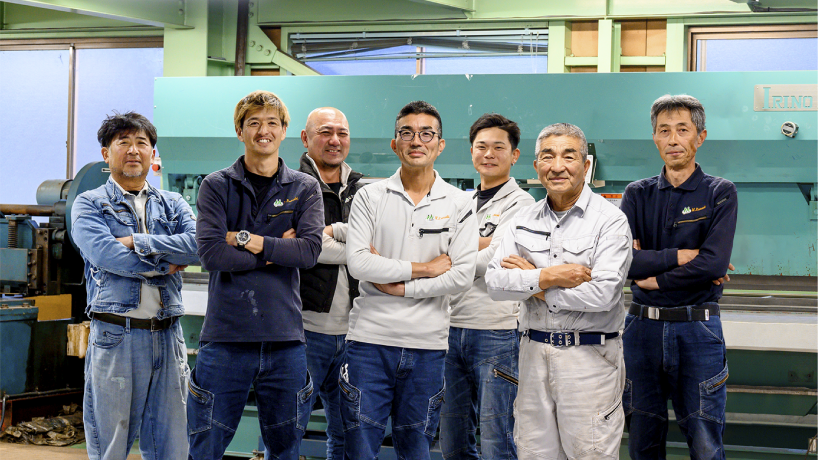 メタルプレート・ササキ集合写真